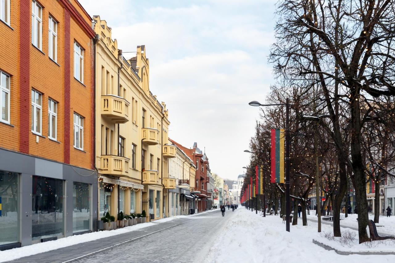 Laisves Ave. Apartments Mini Kaunas Exterior foto